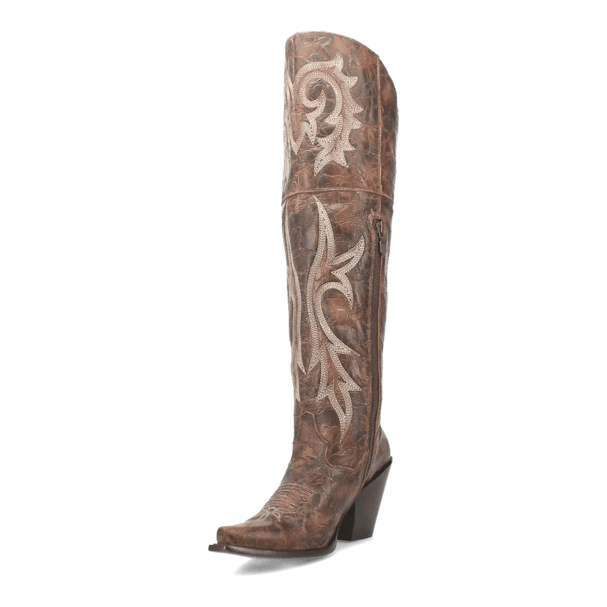 Dan Post Boots Boots Dan Post Women's Jilted Snip Toe Leather Tall Boots - Brown DP3709