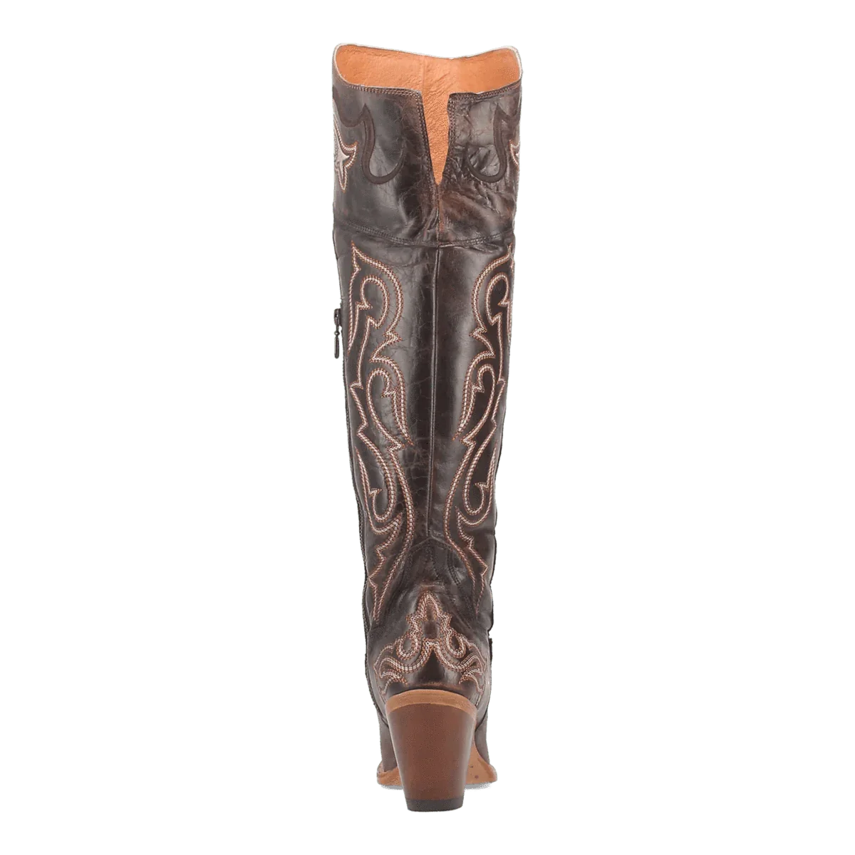 Dan Post Boots Boots Dan Post Women's Kommotion Snip Toe Leather Tall Boots - Chocolate DP4342