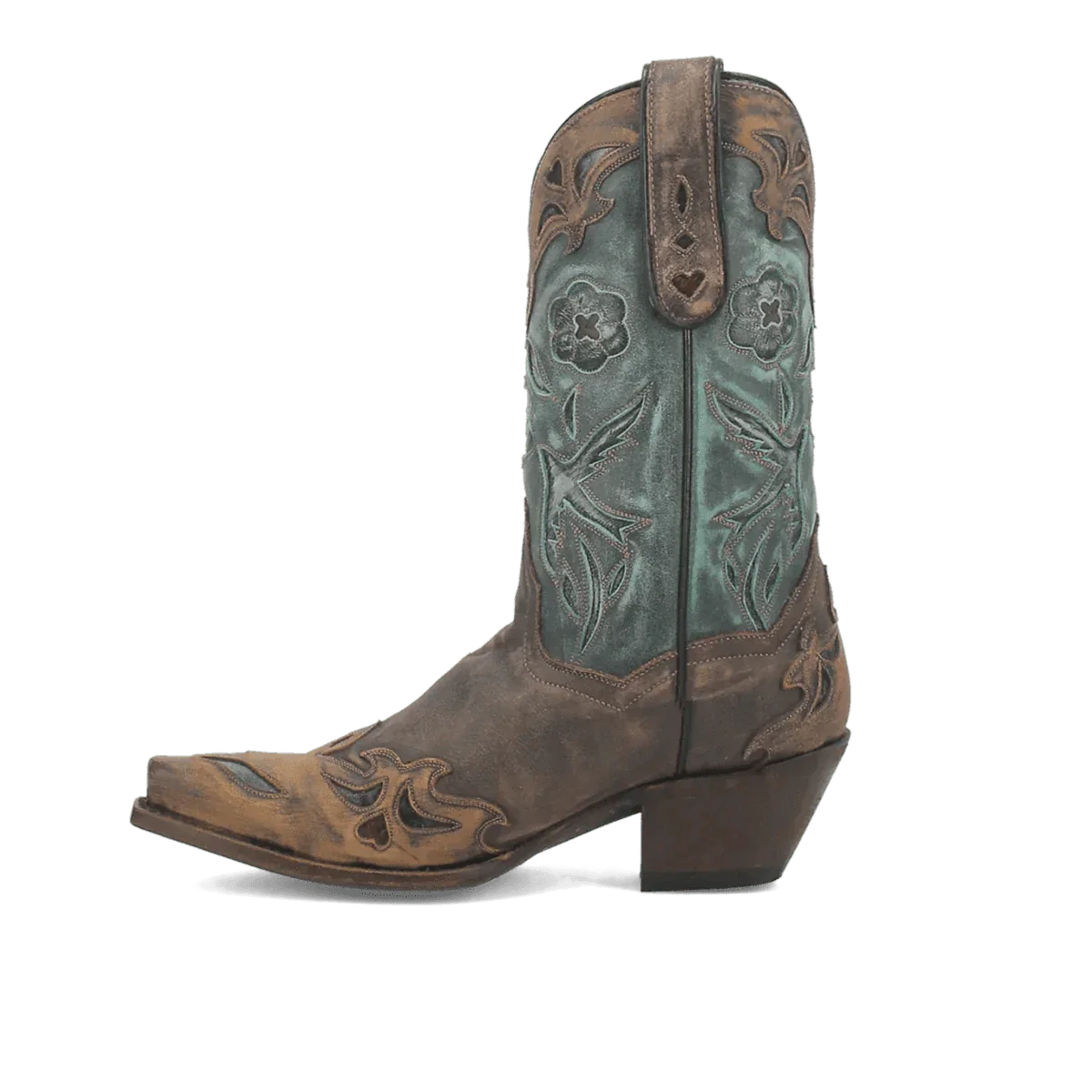 Dan Post Boots Boots Dan Post Women's Vintage Bluebird Snip Toe Leather Boots - Chocolate DP3544