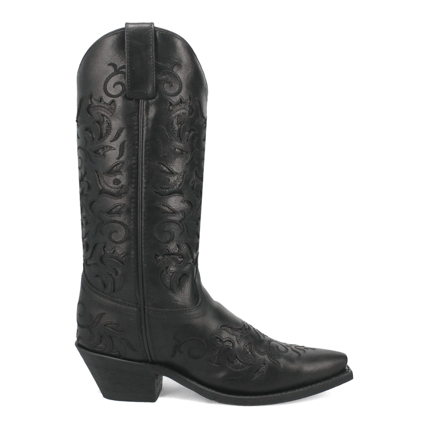 Dan Post Boots Boots Laredo Women's Night Sky Snip Toe Leather Boots - Black 52450