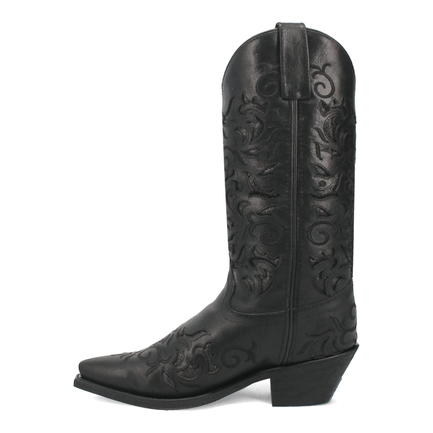 Dan Post Boots Boots Laredo Women's Night Sky Snip Toe Leather Boots - Black 52450