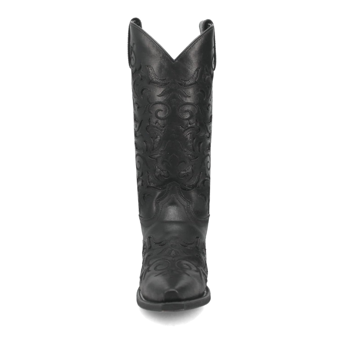 Dan Post Boots Boots Laredo Women's Night Sky Snip Toe Leather Boots - Black 52450