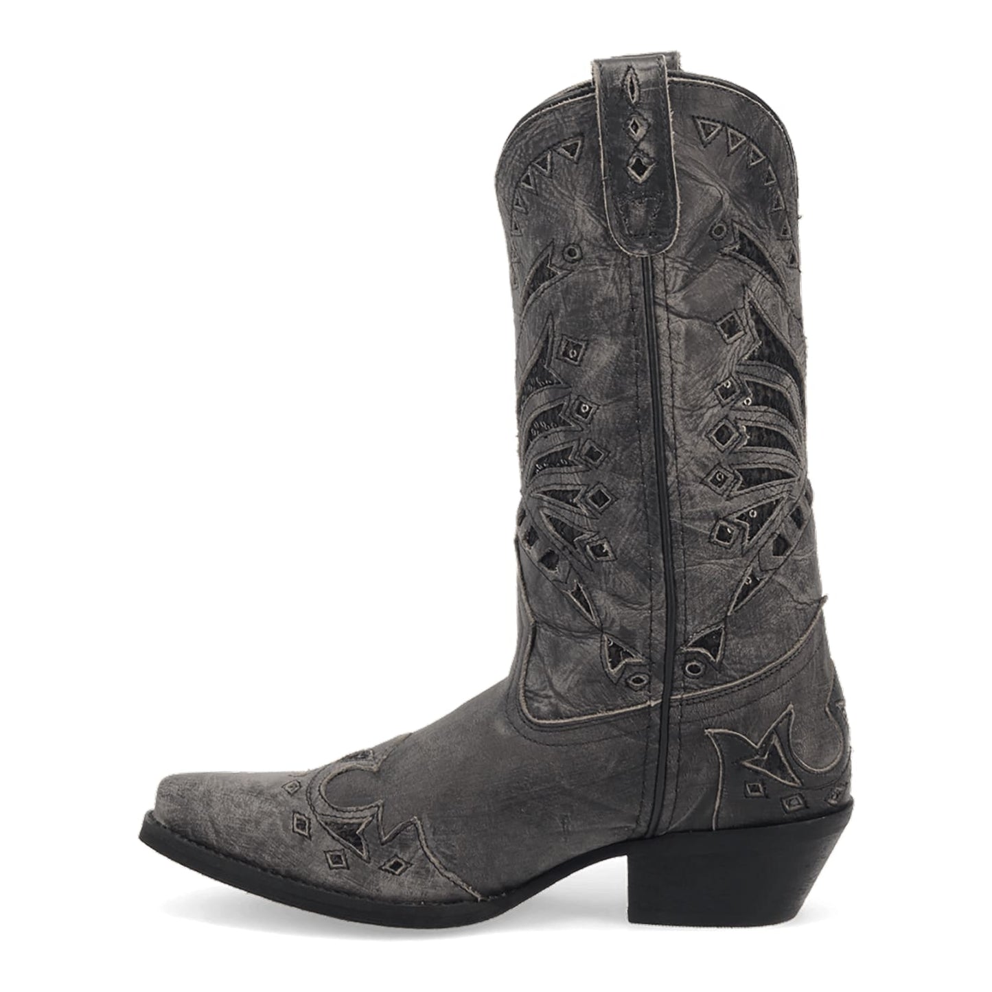 Dan Post Boots Boots Laredo Women's Stevie Snip Toe Leather Boots - Black 52120