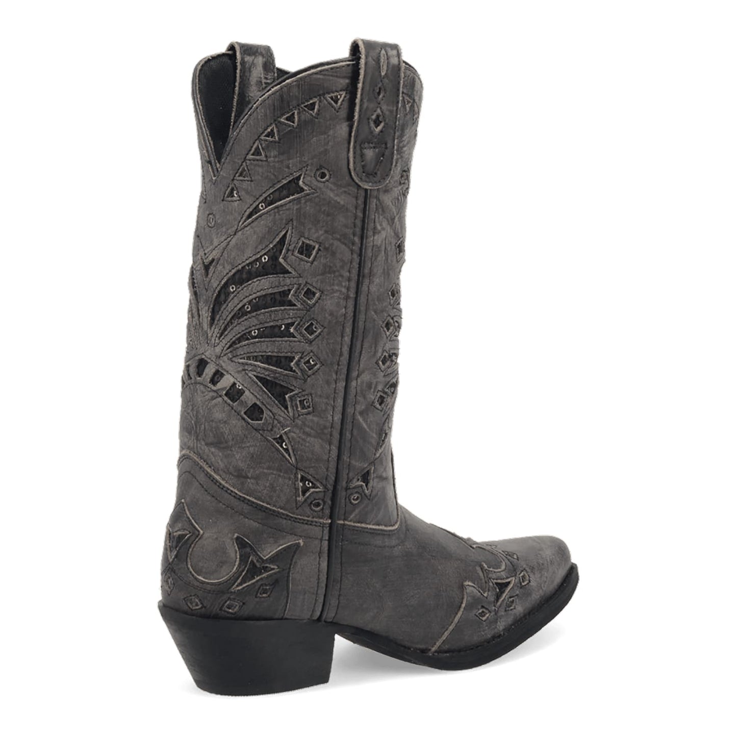 Dan Post Boots Boots Laredo Women's Stevie Snip Toe Leather Boots - Black 52120