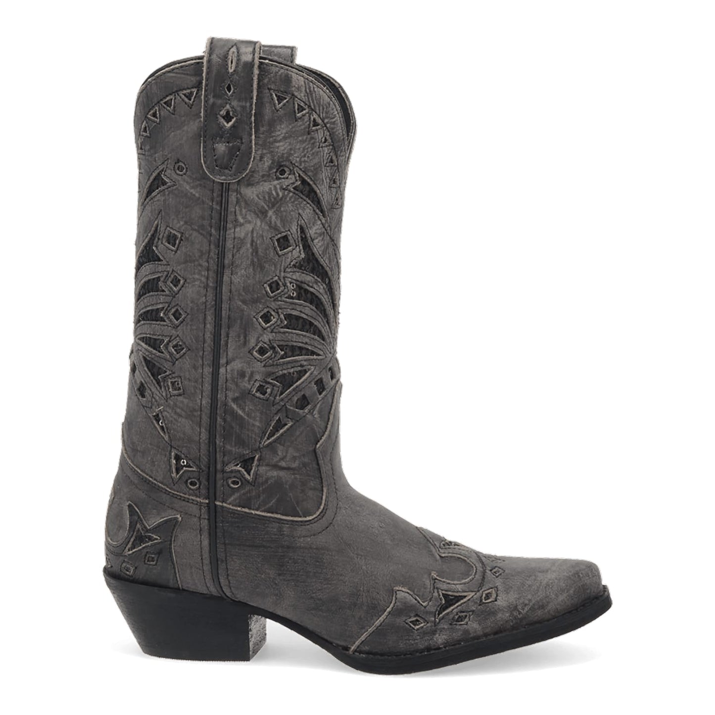 Dan Post Boots Boots Laredo Women's Stevie Snip Toe Leather Boots - Black 52120