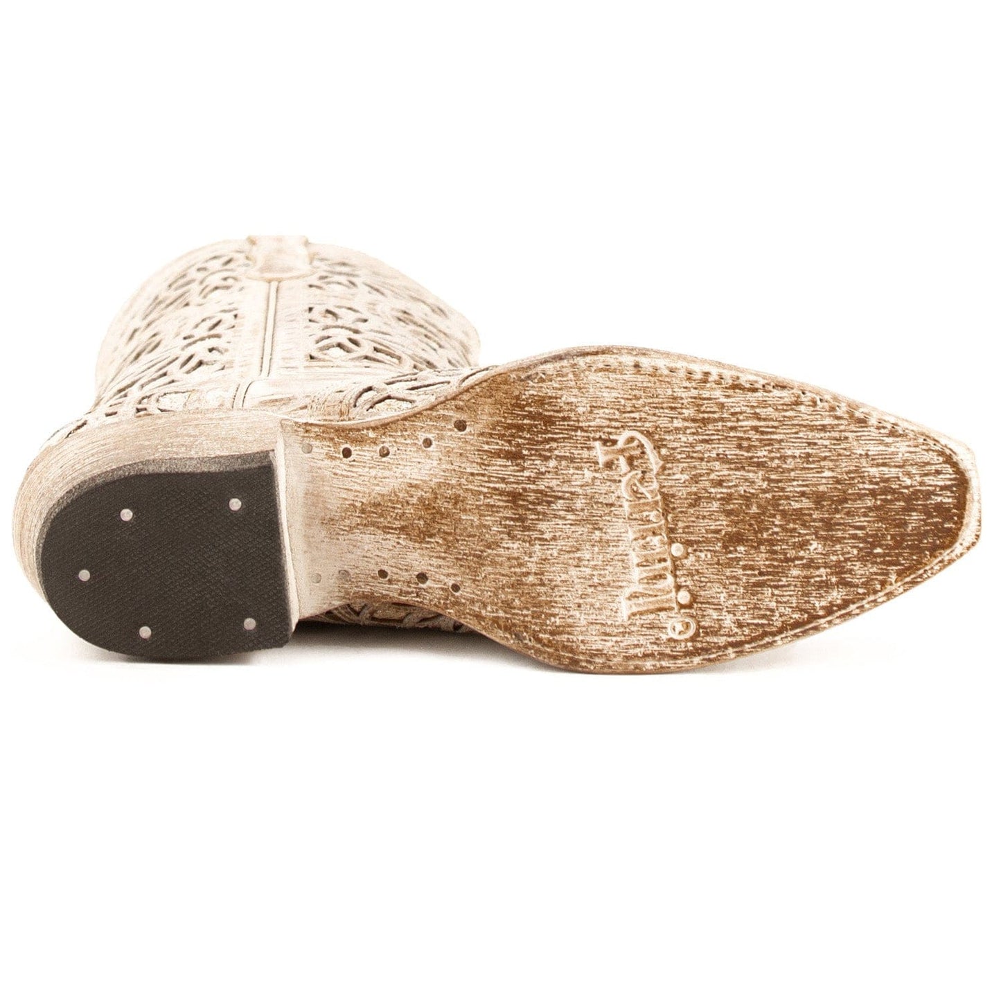 Ferrini Boots Boots Ferrini Women's Mandala Snip Toe Boots Handcrafted - Shaby Chic Brown 8176110