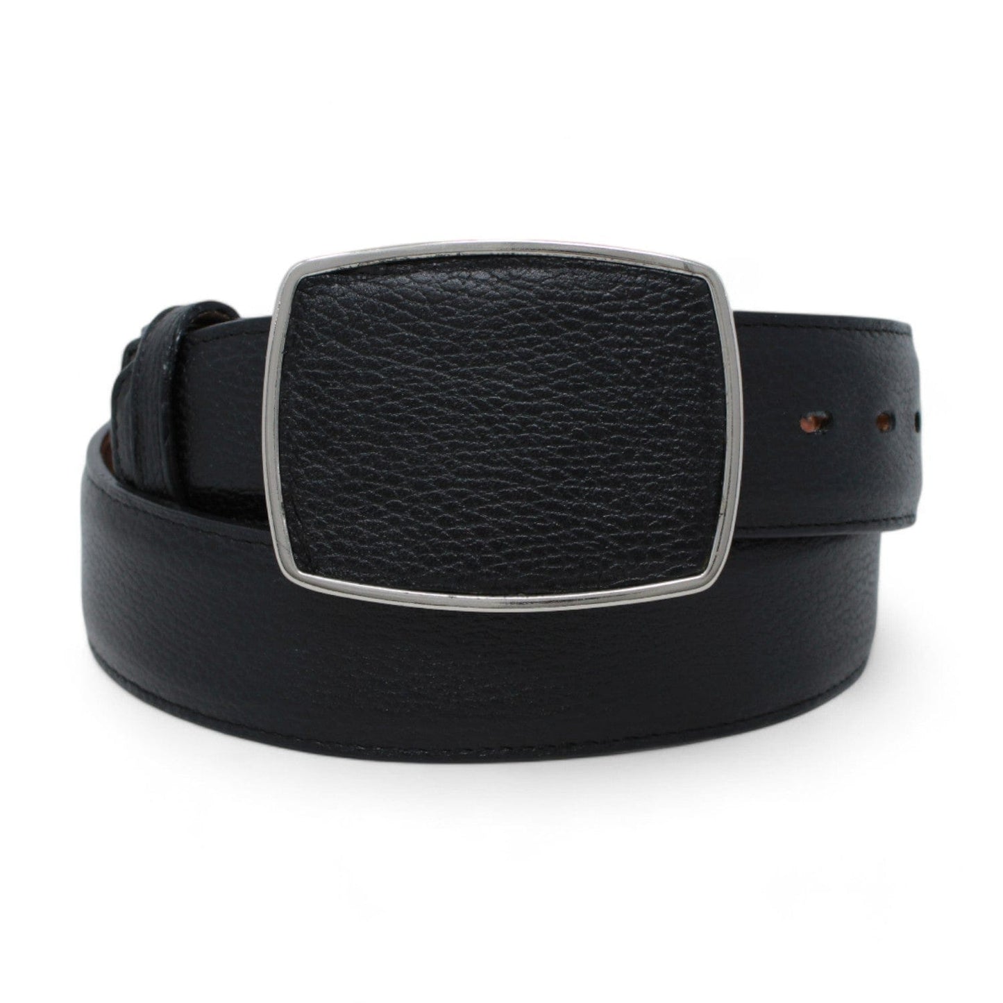 Los Altos Boots Belts Black / 32 Men's Los Altos Deer Skin Western Belt C11A8305