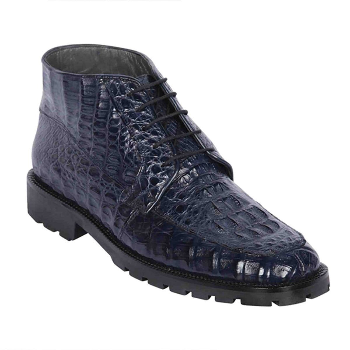 Los Altos Boots Shoes Blue / 6 Men's Original Exotic Caiman Hornback Skin Shoes LAB-ZA20602
