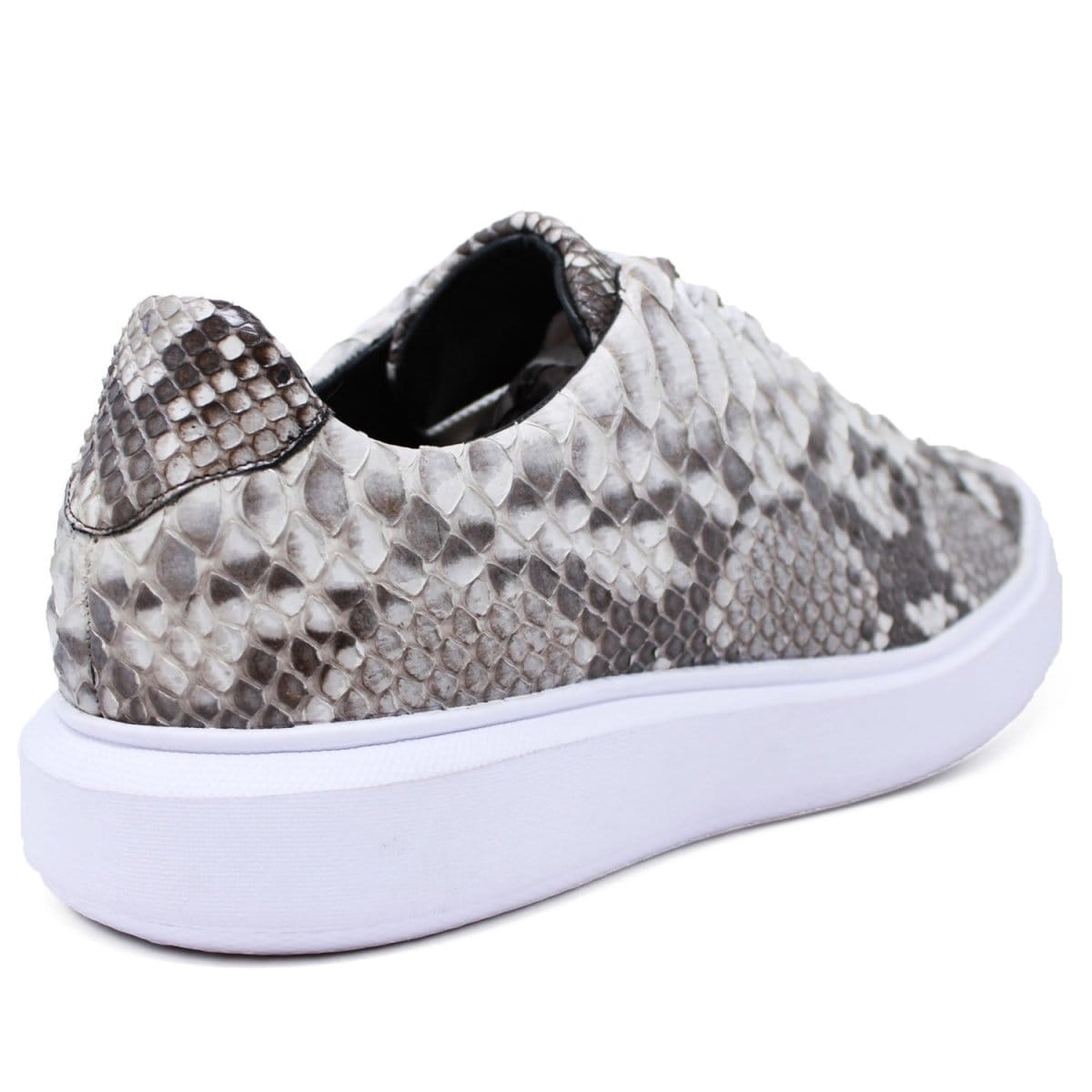 Los Altos Boots Shoes Men's Genuine Full Python Skin Sneakers - Natural LAB-ZSM025749