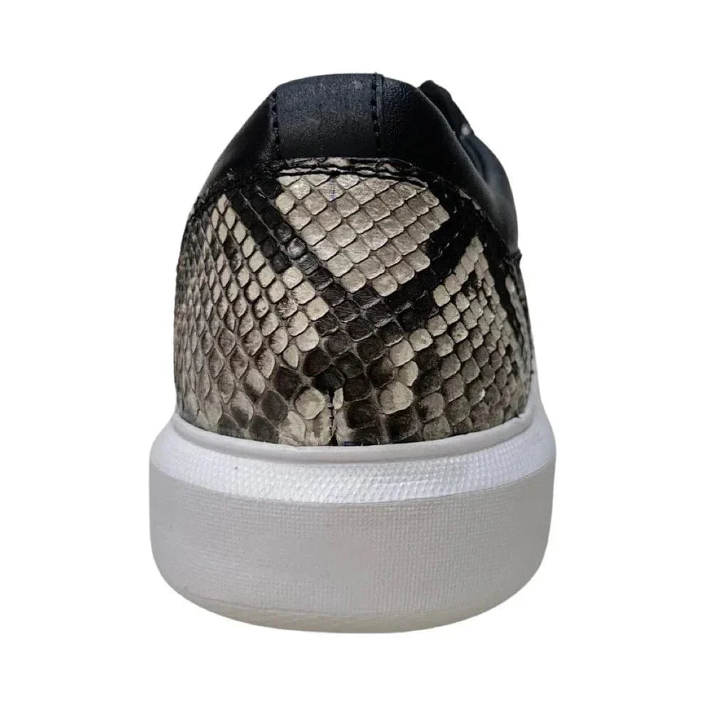 Los Altos Boots Shoes Men's Genuine Full Python Skin Sneakers - Natural LAB-ZSM025749