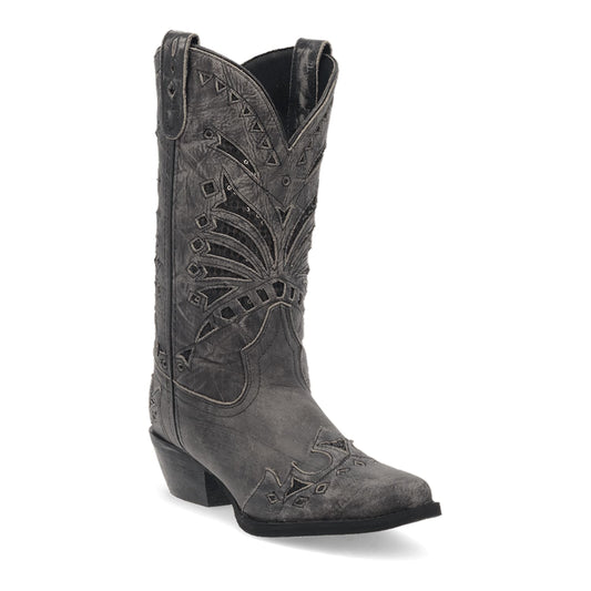 Dan Post Boots Boots Black / 6 Laredo Women's Stevie Snip Toe Leather Boots - Black 52120