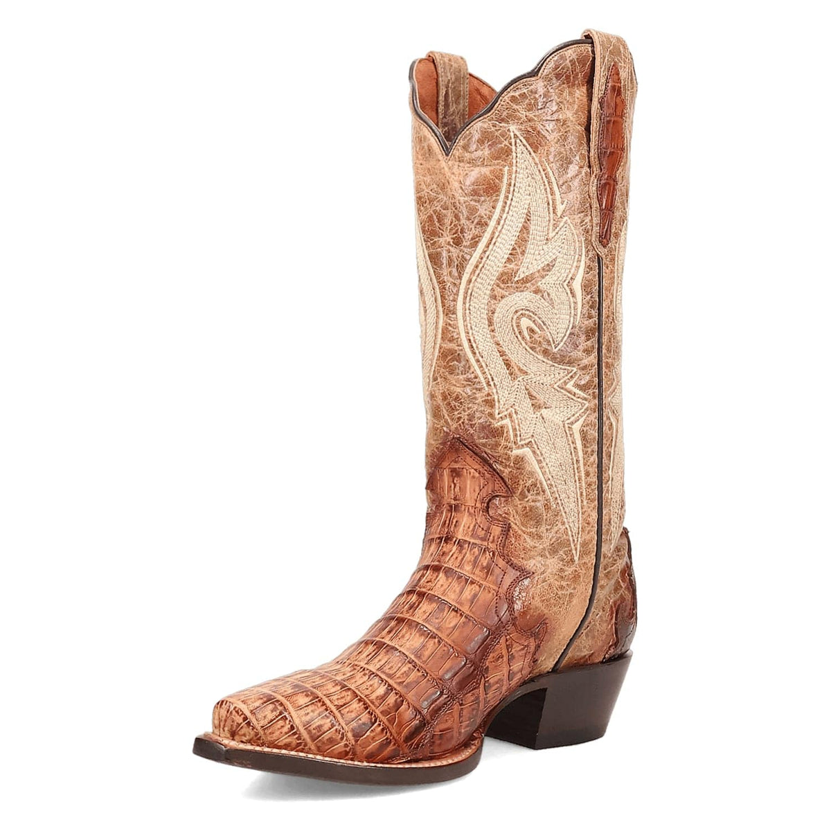 Dan Post Boots Boots Dan Post Men&#39;s Berkeley Genuine Caiman Snip Toe Boots - Sand DP3063