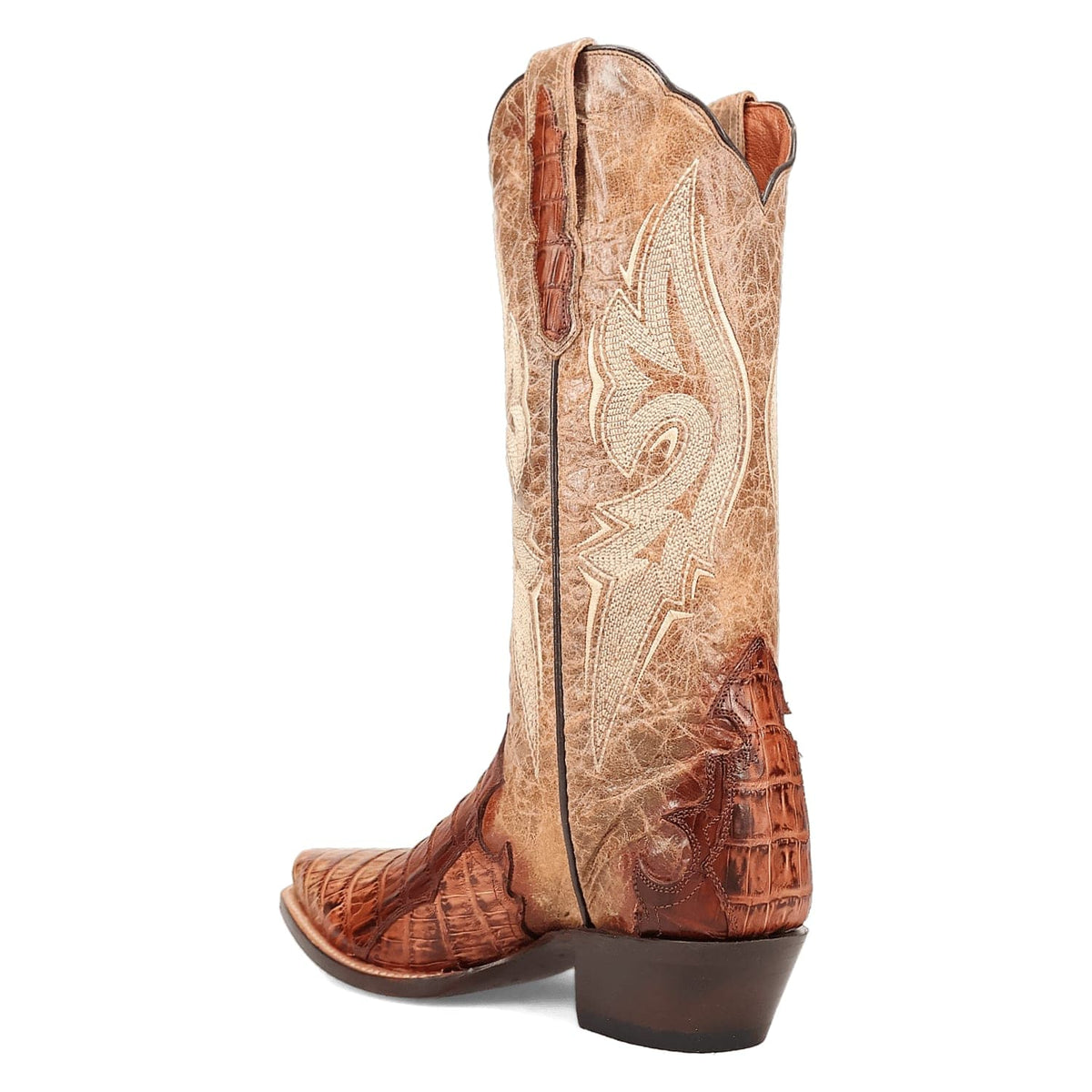 Dan Post Boots Boots Dan Post Men&#39;s Berkeley Genuine Caiman Snip Toe Boots - Sand DP3063