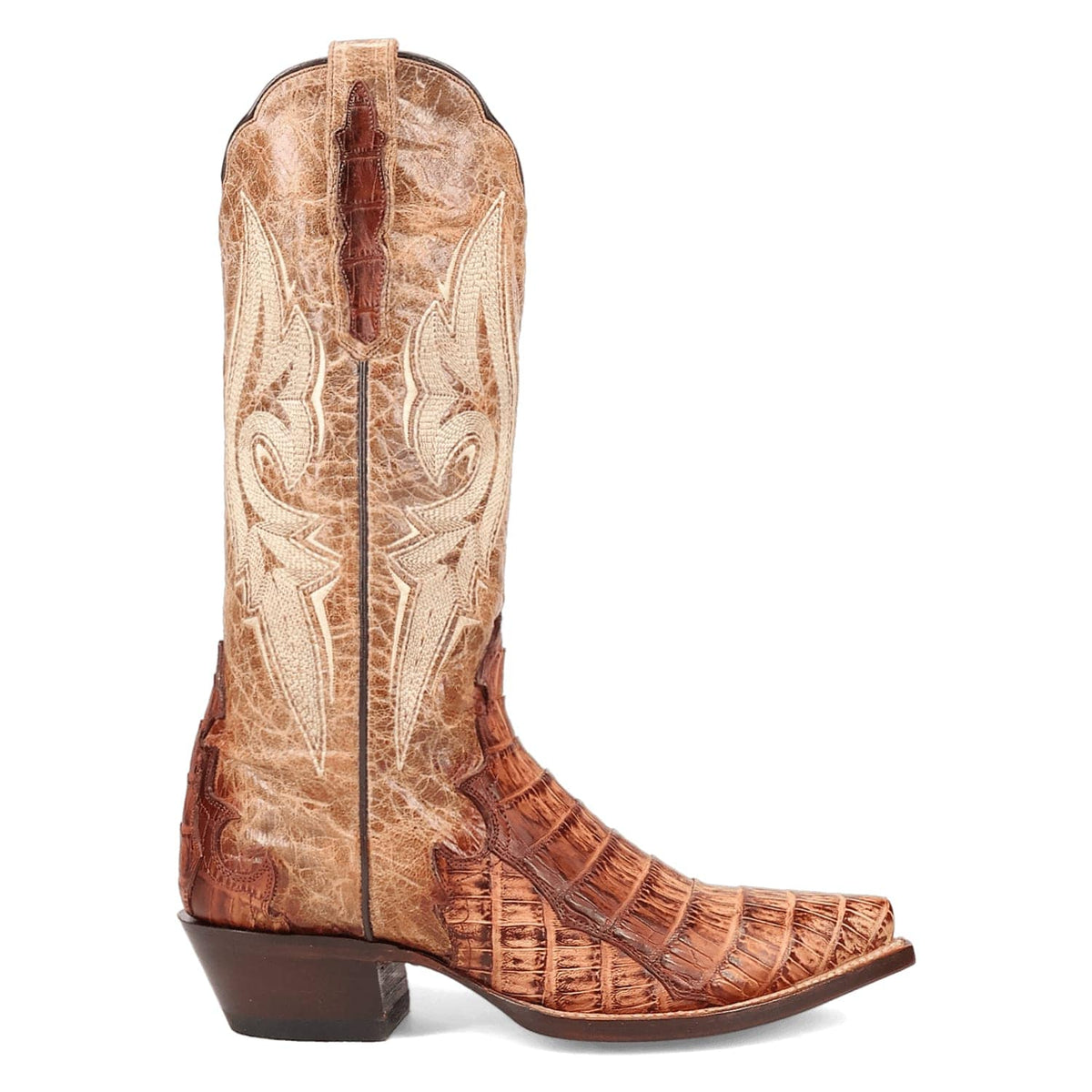 Dan Post Boots Boots Dan Post Men&#39;s Berkeley Genuine Caiman Snip Toe Boots - Sand DP3063