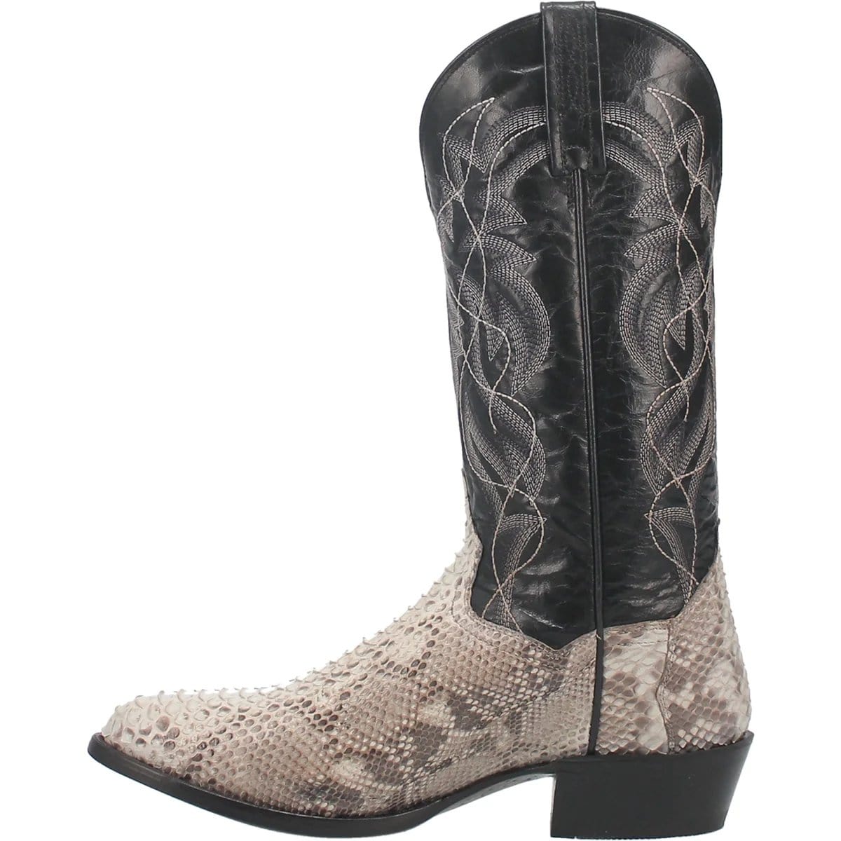 Dan Post Boots Boots Dan Post Men&#39;s Manning Python Snakeskin Round Toe Boots - Natural