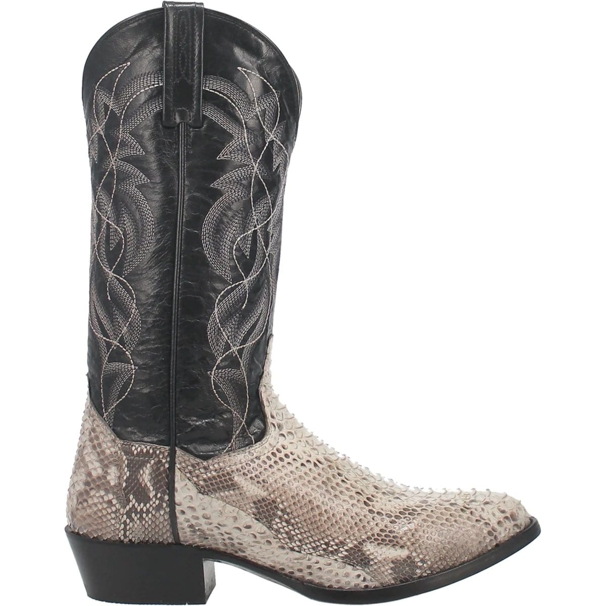 Dan Post Boots Boots Dan Post Men&#39;s Manning Python Snakeskin Round Toe Boots - Natural