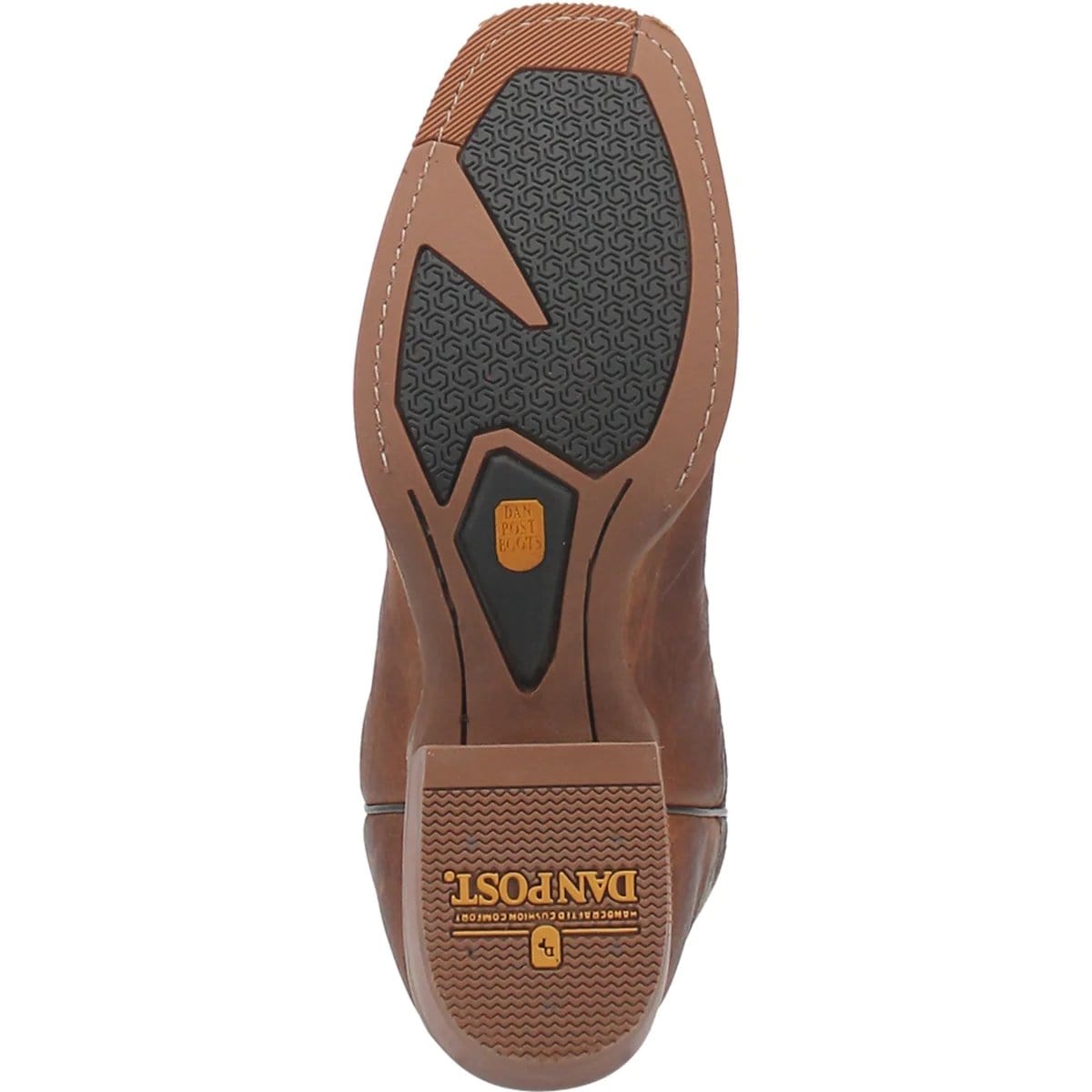 Dan Post Boots Boots Dan Post Men&#39;s Richland Genuine Leather Square Toe Boots - Saddle