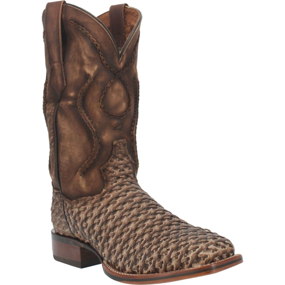 Dan Post Boots Boots Dan Post Men&#39;s Stanley Leather Square Toe Boots - Tan