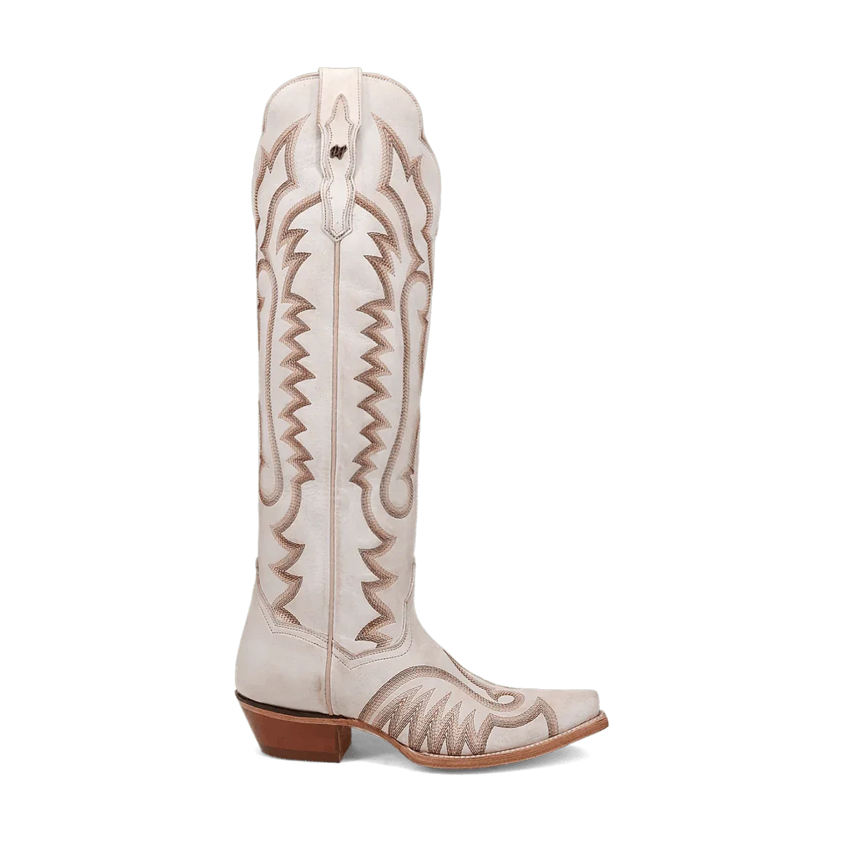 Dan Post Boots Boots Dan Post Women&#39;s Josie Snip Toe Leather Tall Boots - White DP5107