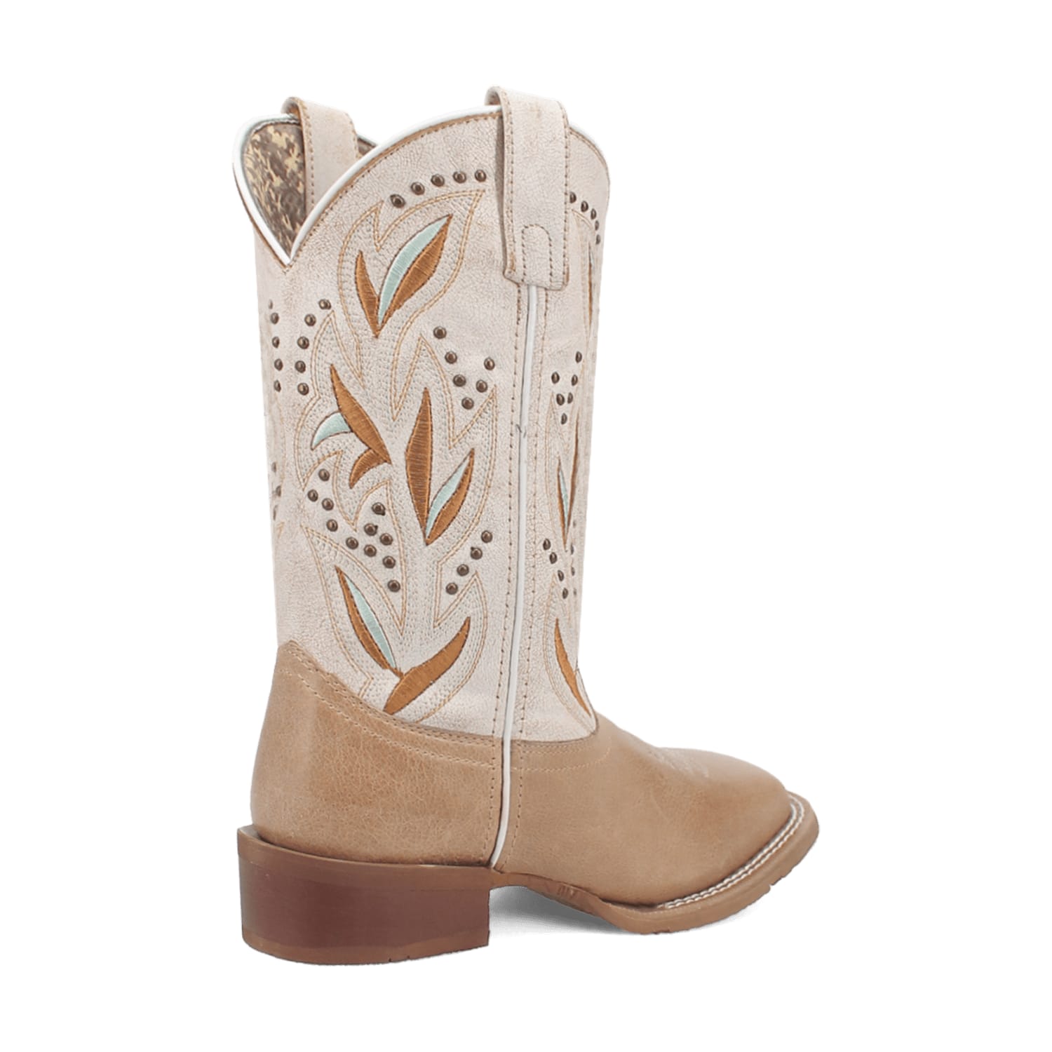 Dan Post Boots Boots Laredo Women's Lydia Broad Square Toe Leather Boots - Sand 5603