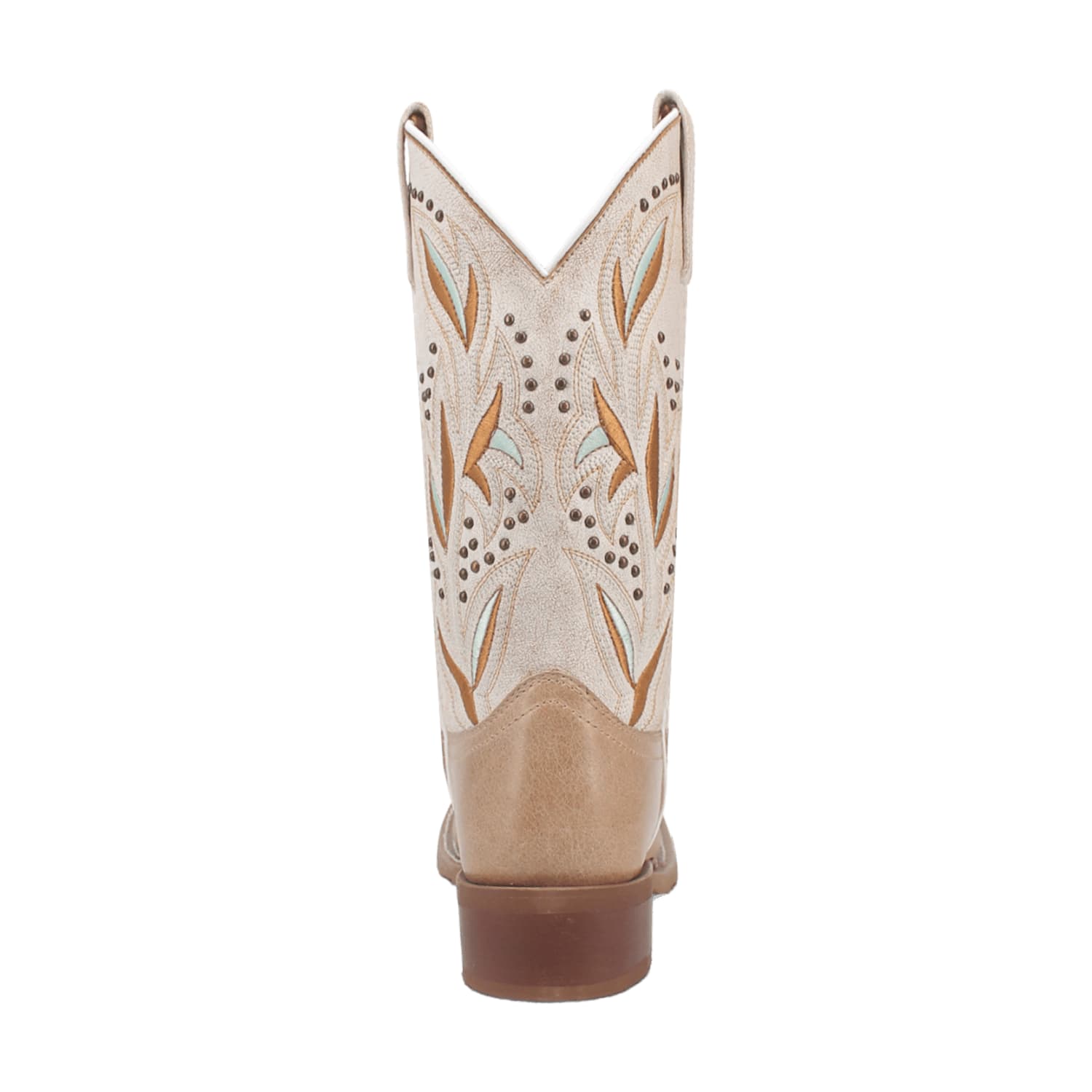 Dan Post Boots Boots Laredo Women's Lydia Broad Square Toe Leather Boots - Sand 5603
