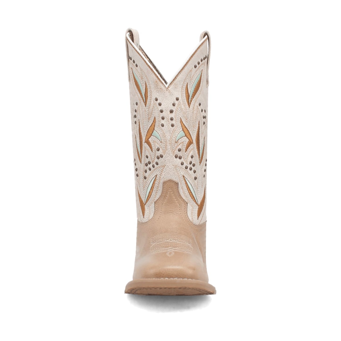 Dan Post Boots Boots Laredo Women's Lydia Broad Square Toe Leather Boots - Sand 5603
