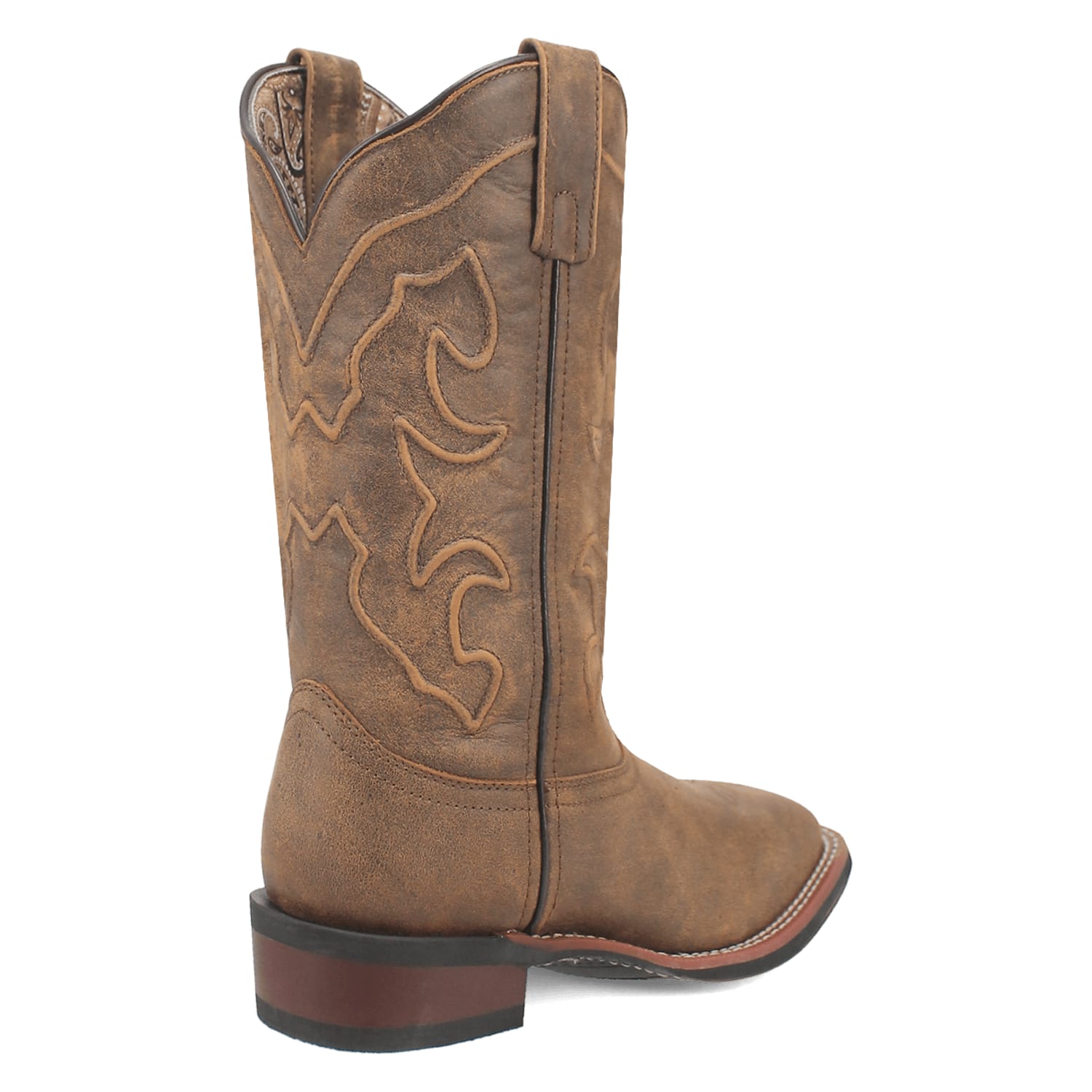 Dan Post Boots Boots Laredo Women's Megan Broad Square Toe Leather Boots - Tan 3119