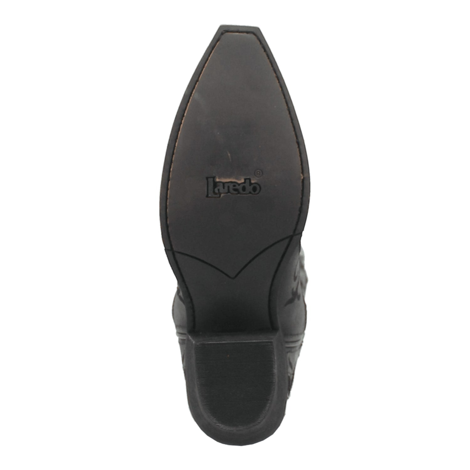 Dan Post Boots Boots Laredo Women's Night Sky Snip Toe Leather Boots - Black 52450