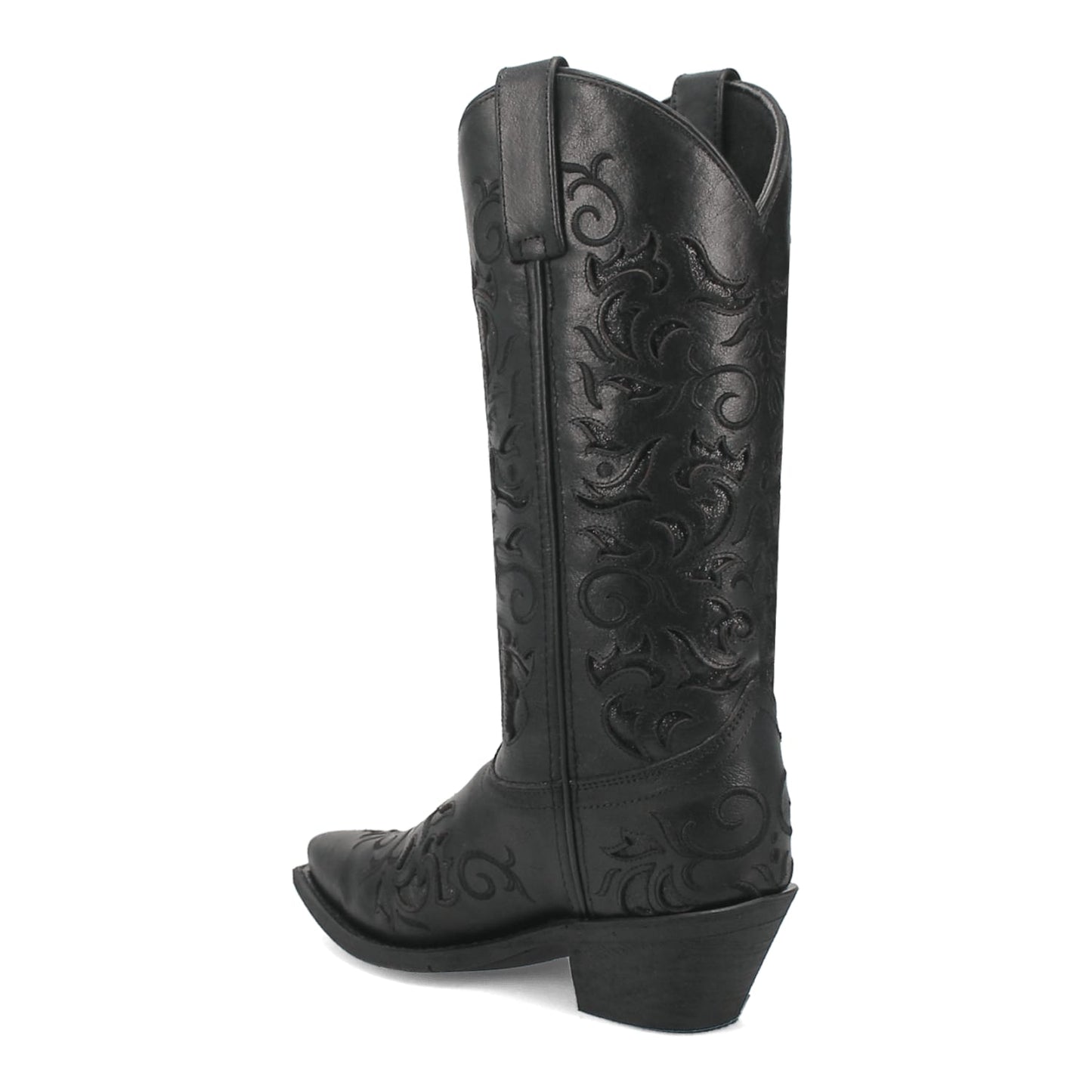 Dan Post Boots Boots Laredo Women's Night Sky Snip Toe Leather Boots - Black 52450