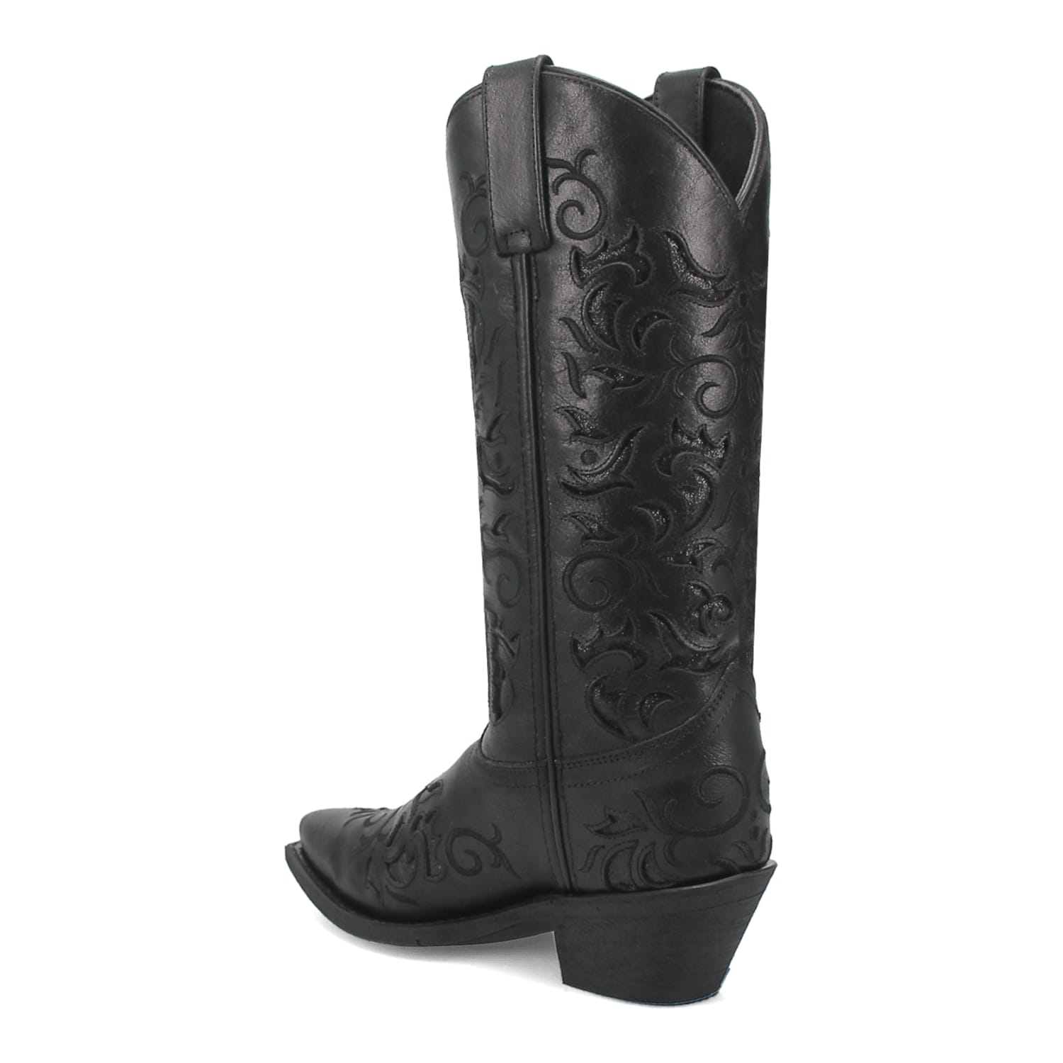 Dan Post Boots Boots Laredo Women's Night Sky Snip Toe Leather Boots - Black 52450