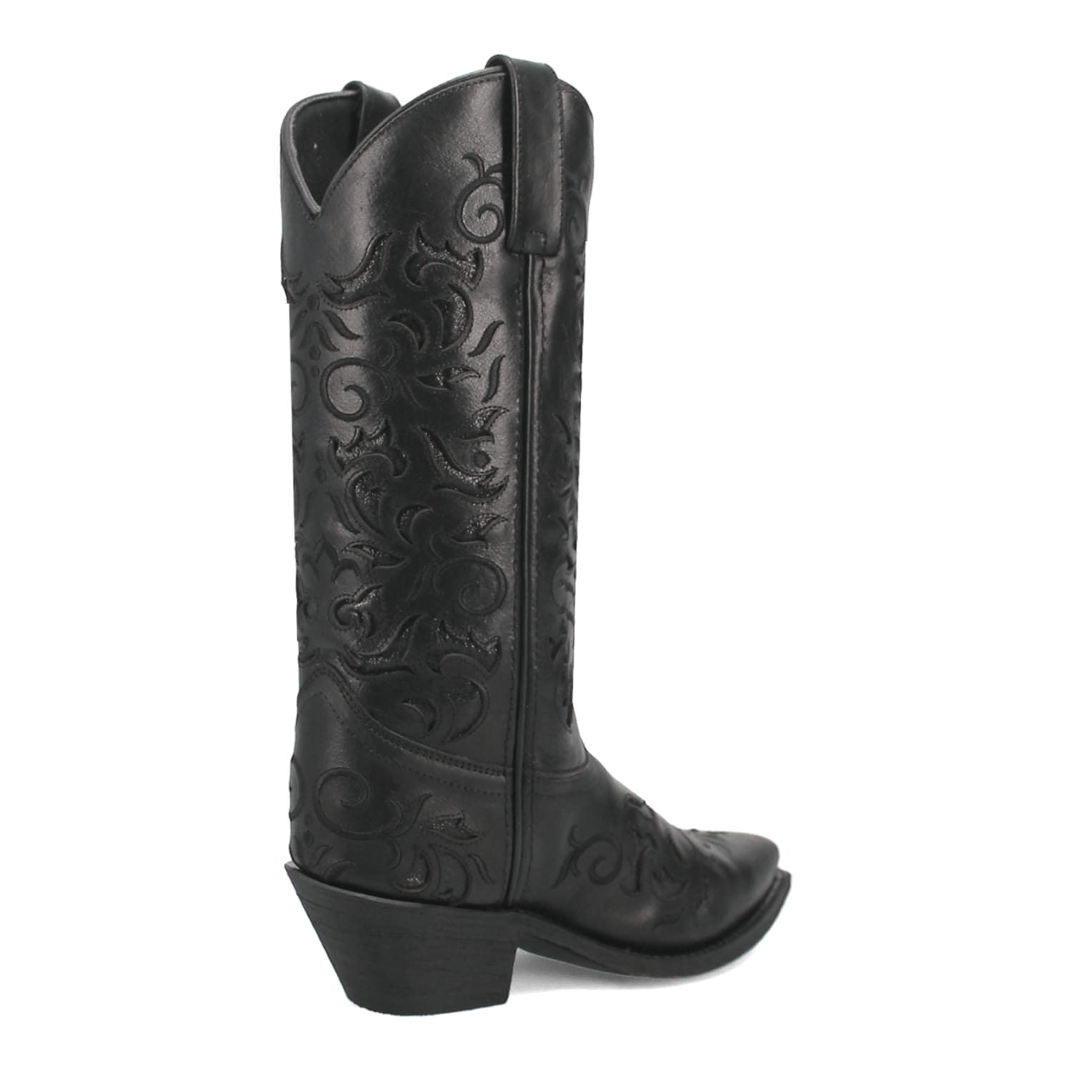 Dan Post Boots Boots Laredo Women's Night Sky Snip Toe Leather Boots - Black 52450