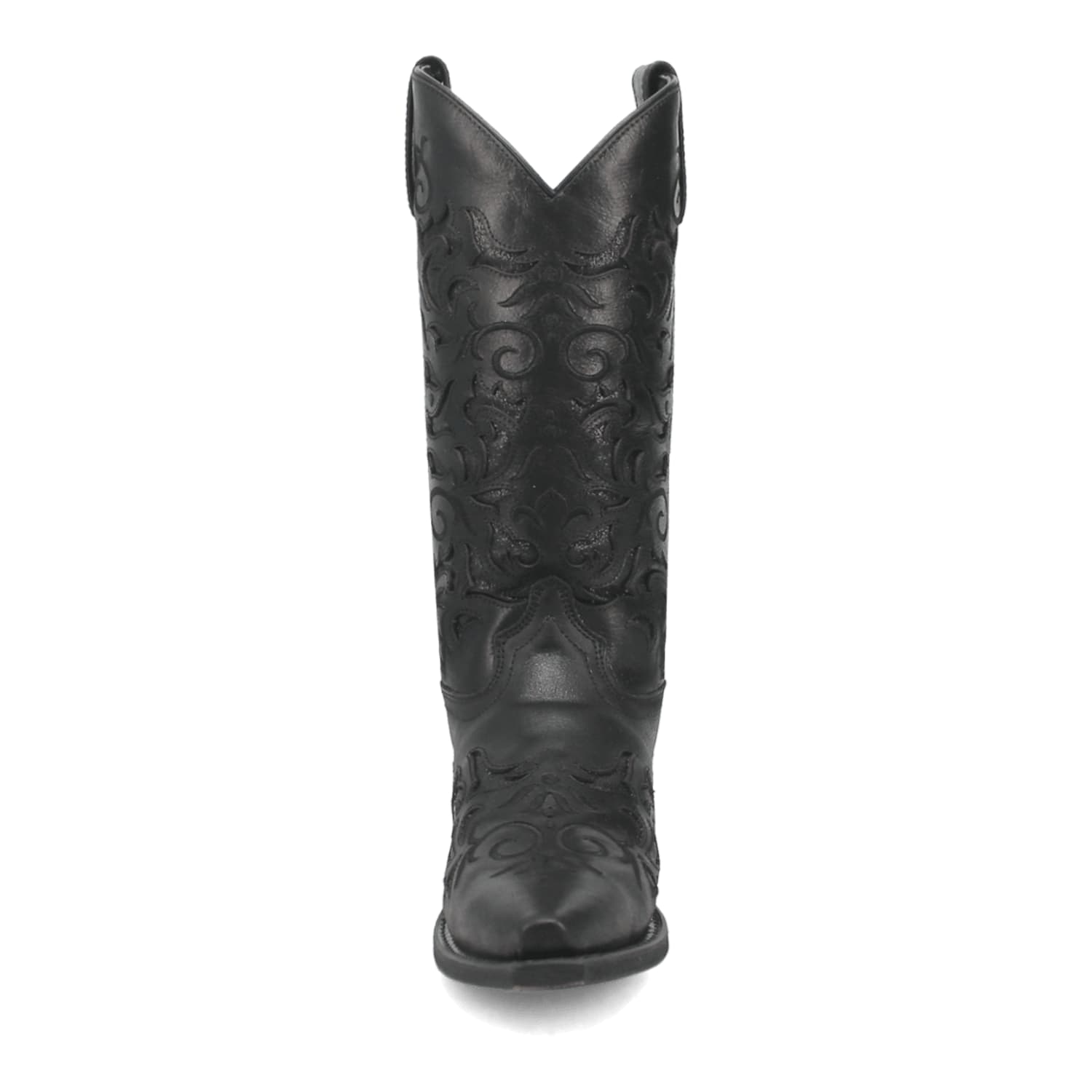 Dan Post Boots Boots Laredo Women's Night Sky Snip Toe Leather Boots - Black 52450