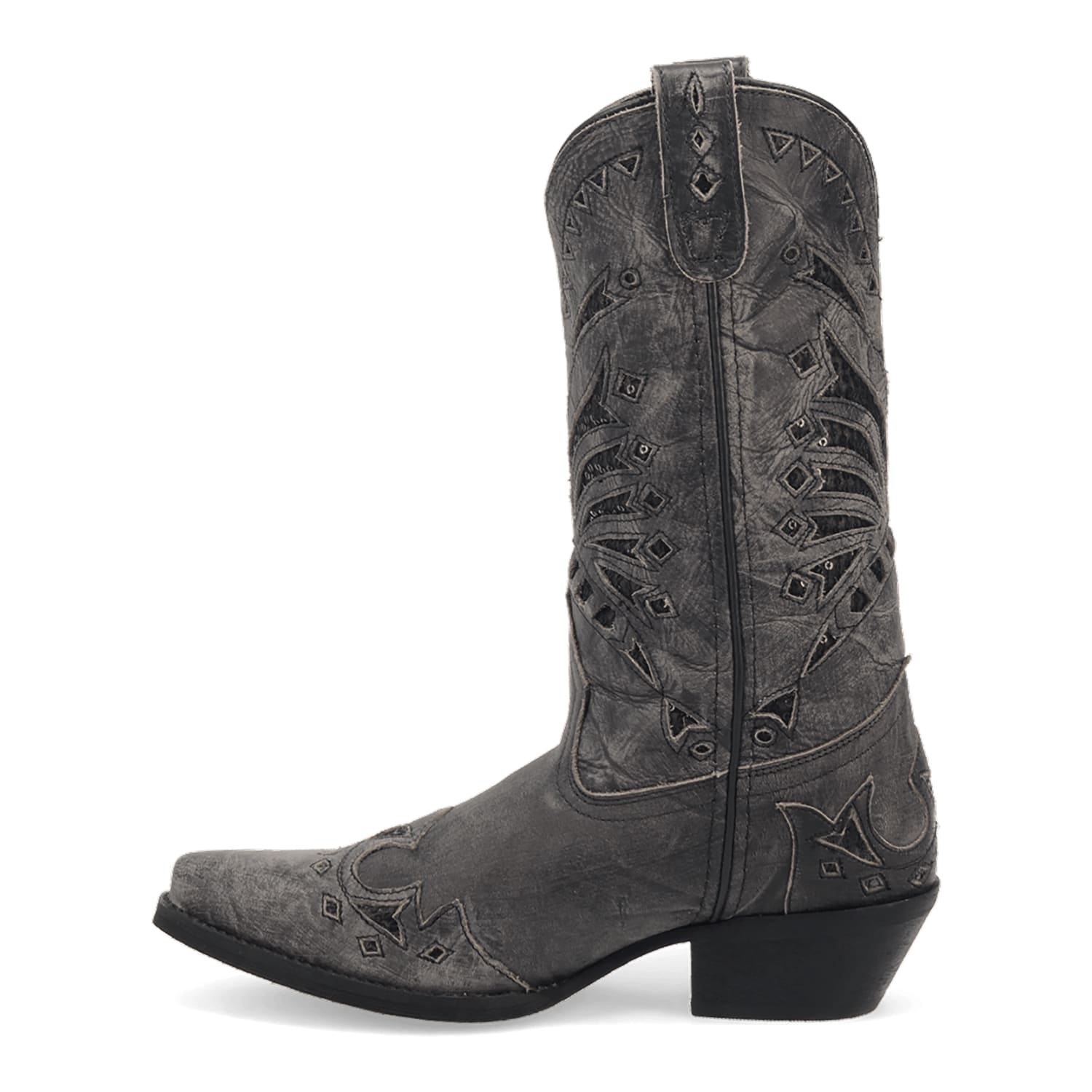 Dan Post Boots Boots Laredo Women's Stevie Snip Toe Leather Boots - Black 52120