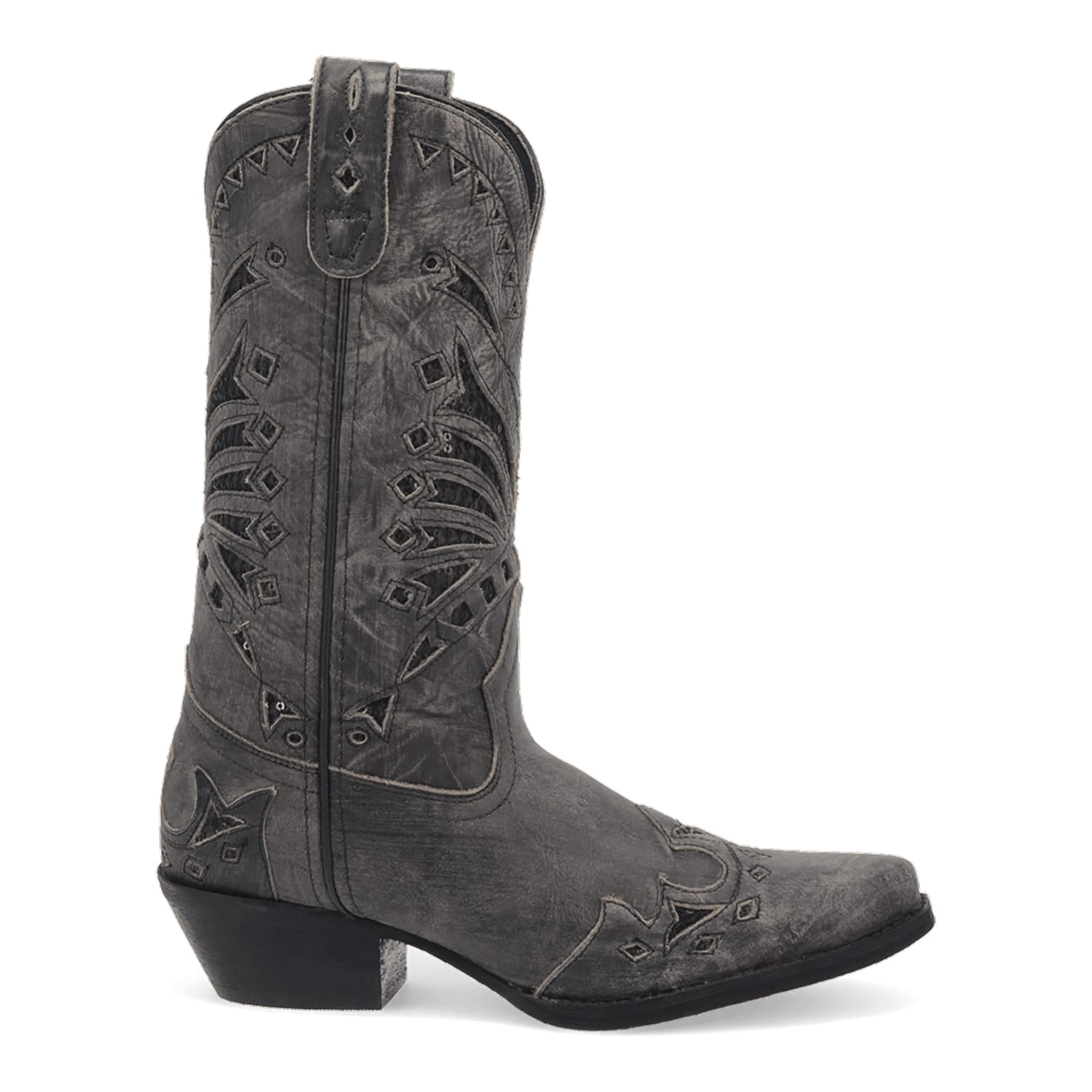 Dan Post Boots Boots Laredo Women's Stevie Snip Toe Leather Boots - Black 52120