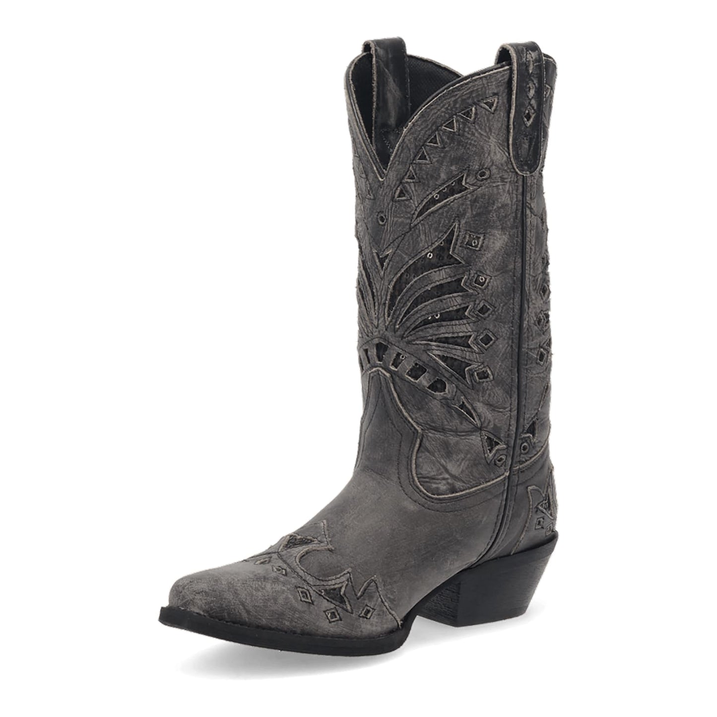 Dan Post Boots Boots Laredo Women's Stevie Snip Toe Leather Boots - Black 52120