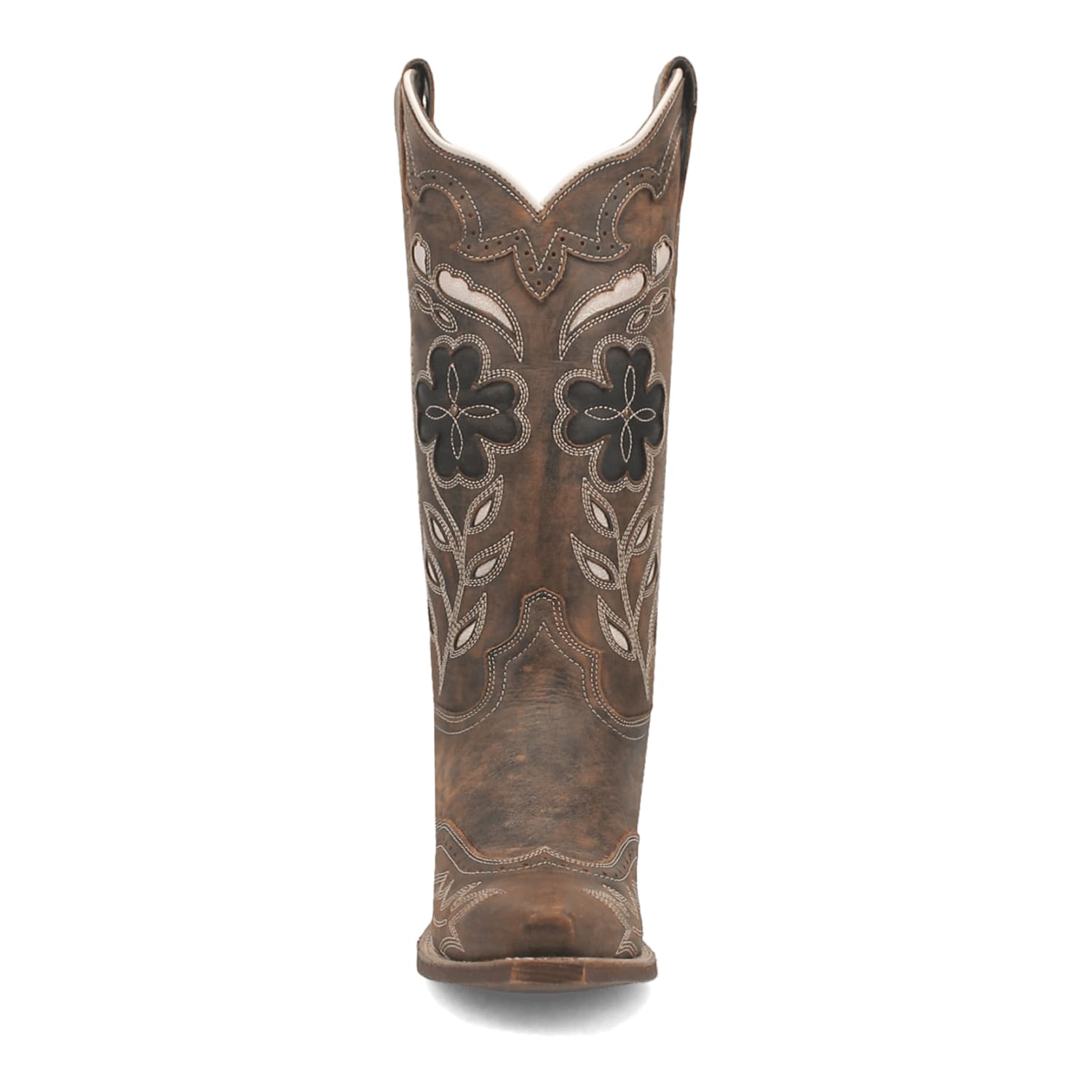 Dan Post Boots Boots Laredo Women's Zury Snip Toe Leather Boots - Brown 54268