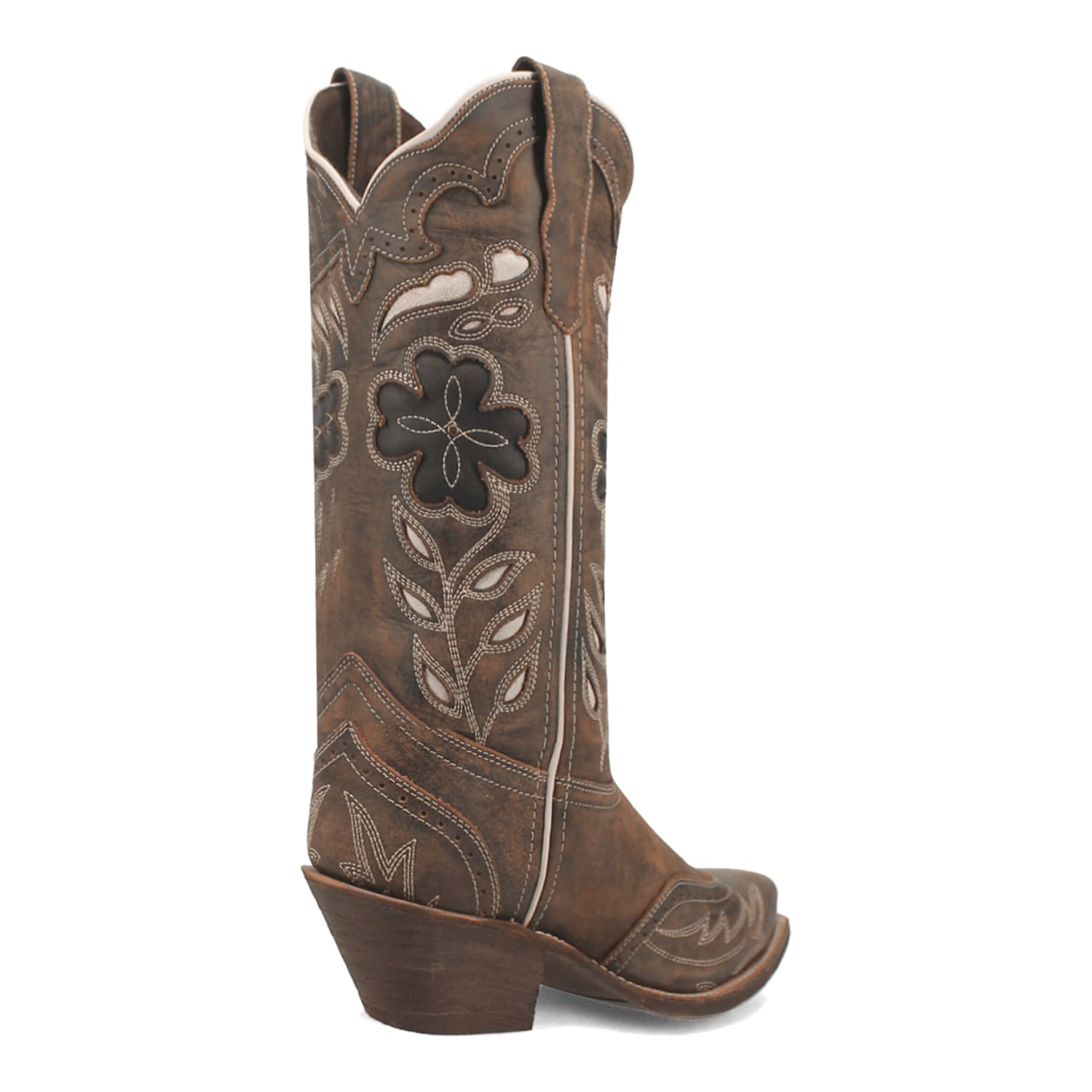 Dan Post Boots Boots Laredo Women's Zury Snip Toe Leather Boots - Brown 54268