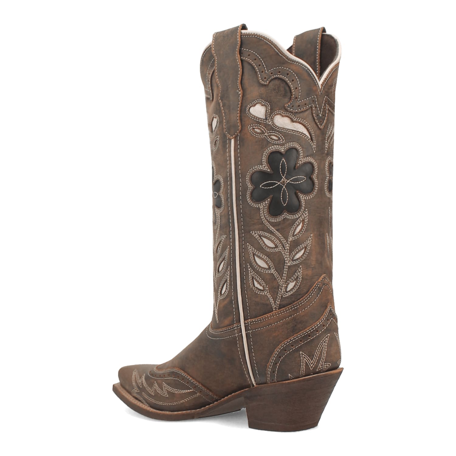 Dan Post Boots Boots Laredo Women's Zury Snip Toe Leather Boots - Brown 54268