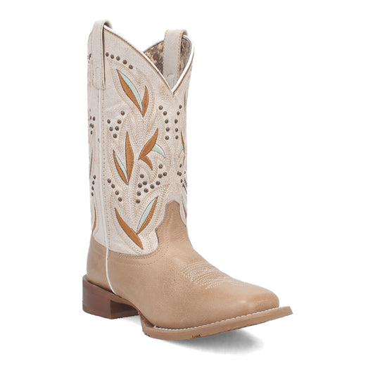 Dan Post Boots Boots Sand / 6 Laredo Women's Lydia Broad Square Toe Leather Boots - Sand 5603