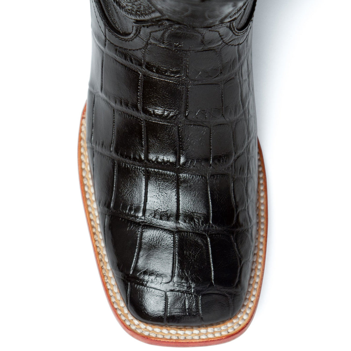 Ferrini Boots Boots 8 D Men&#39;s Ferrini Stallion Alligator Belly Square Toe Boots 1079304