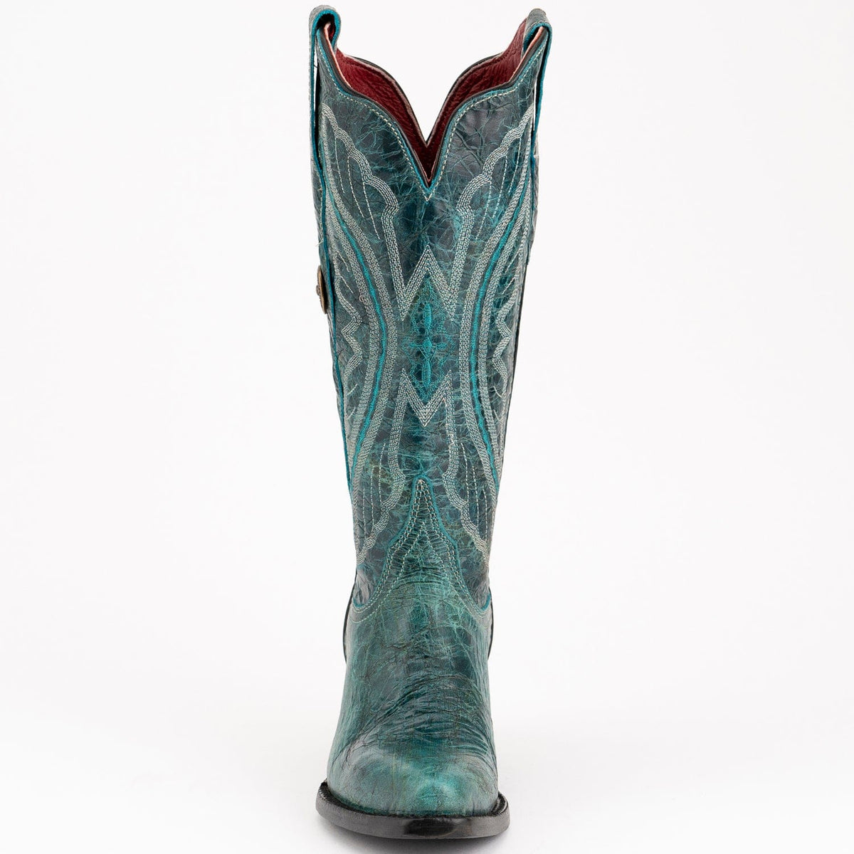 Ferrini Boots Boots Ferrini Women&#39;s Twilight Snip Toe Boots Handcrafted - Teal  8106143