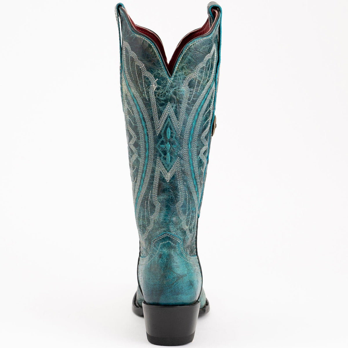 Ferrini Boots Boots Ferrini Women&#39;s Twilight Snip Toe Boots Handcrafted - Teal  8106143