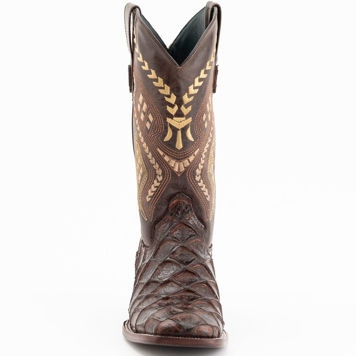 Ferrini Boots Boots Men&#39;s Ferrini Bronco Print Pirarucu Fish Boots 4339309