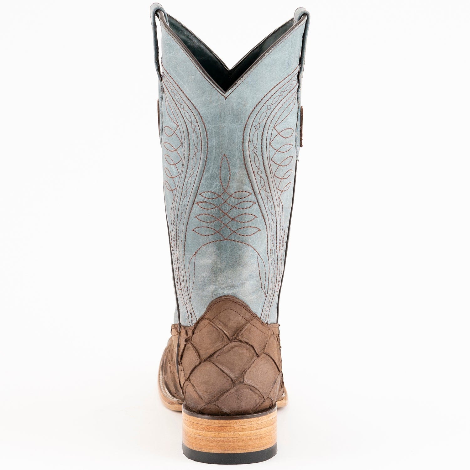 Ferrini Boots Boots Men's Ferrini Bronco Print Pirarucu Fish Boots 4339310