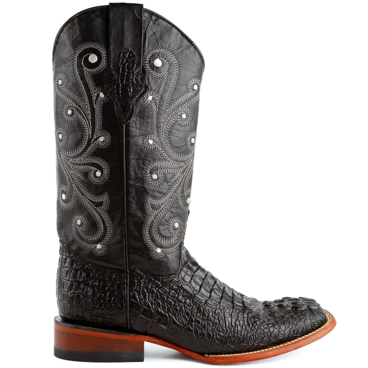 Ferrini Boots Boots Men&#39;s Ferrini Caiman Crocodile Print Boots 4039304