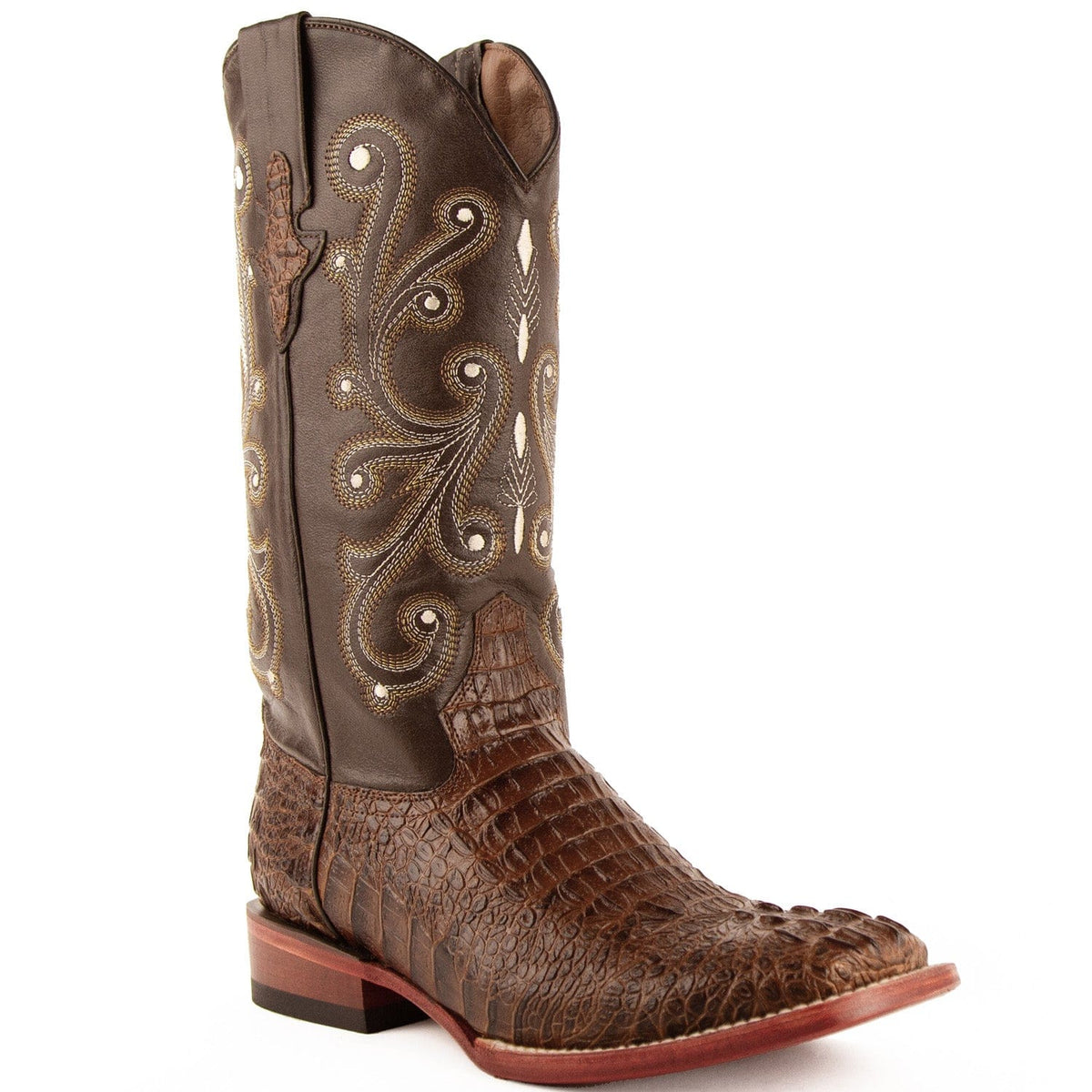 Ferrini Boots Boots Men&#39;s Ferrini Caiman Crocodile Print Boots 4039323