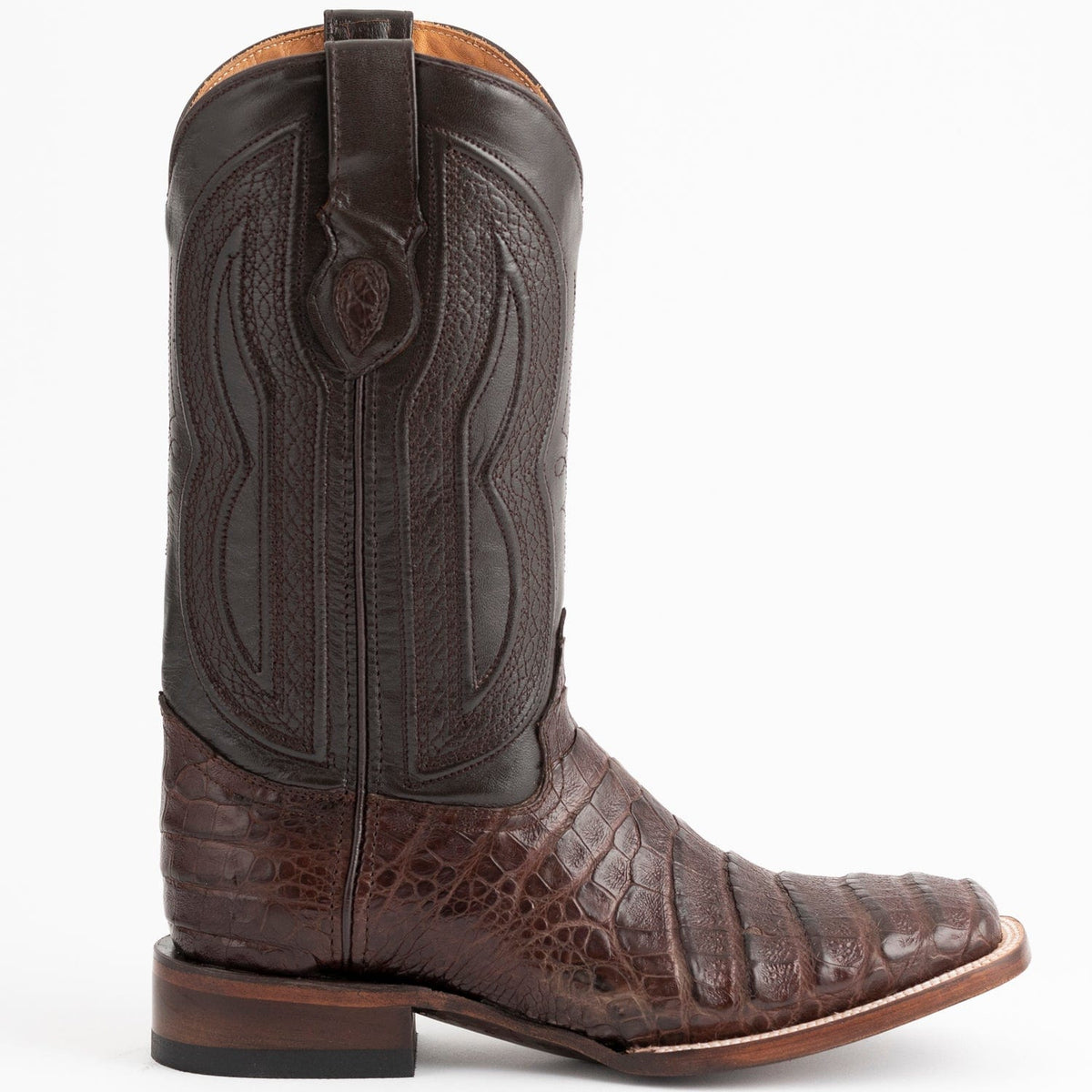 Ferrini Boots Boots Men&#39;s Ferrini Dakota Caiman Belly Square Toe Boots 1249309