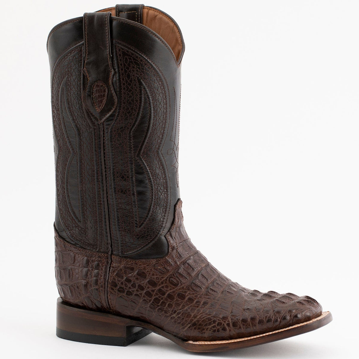 Ferrini Boots Boots Men&#39;s Ferrini Dakota Caiman Hornback Square Toe Boots 1049309