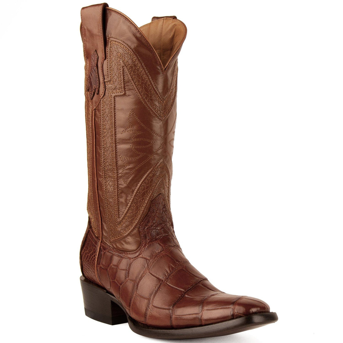 Ferrini Boots Boots Men&#39;s Ferrini Stallion Alligator Belly French Toe Boots 1074126