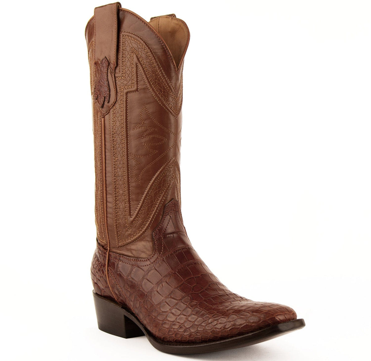 Ferrini Boots Boots Men&#39;s Ferrini Stallion Alligator Belly Narrow Square Toe Boots 1077102